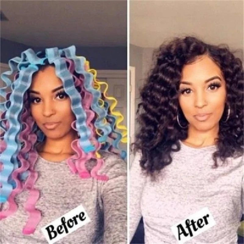 The Lunéa Sahévate Heatless Curlers are a premium hair styling solution designed to create beautiful, long-lasting curls without the use of heat or damage. Crafted for modern, effortless styling, they allow you to achieve salon-like waves while protecting