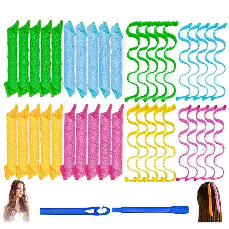 The Lunéa Sahévate Heatless Curlers are a premium hair styling solution designed to create beautiful, long-lasting curls without the use of heat or damage. Crafted for modern, effortless styling, they allow you to achieve salon-like waves while protecting